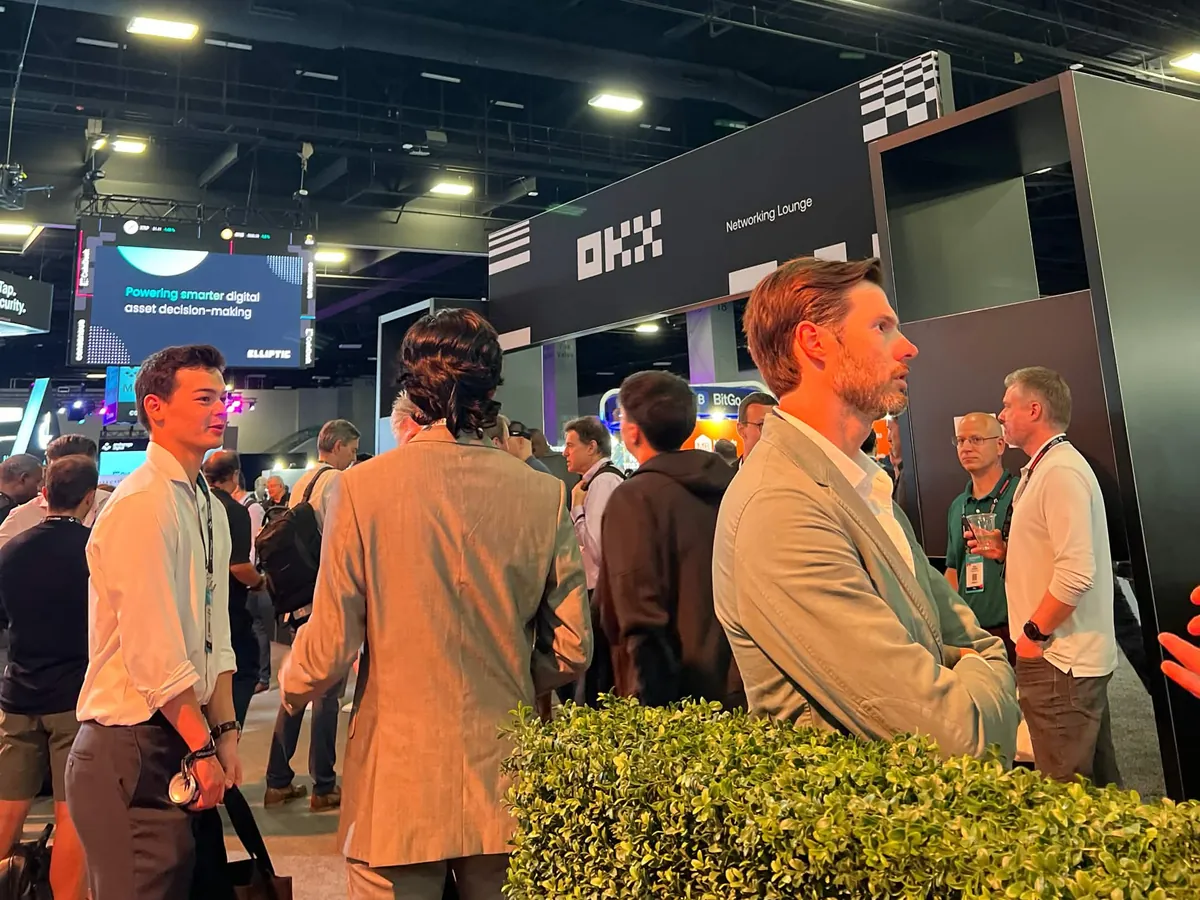 The expo floor at Consensus 2026 in Miami