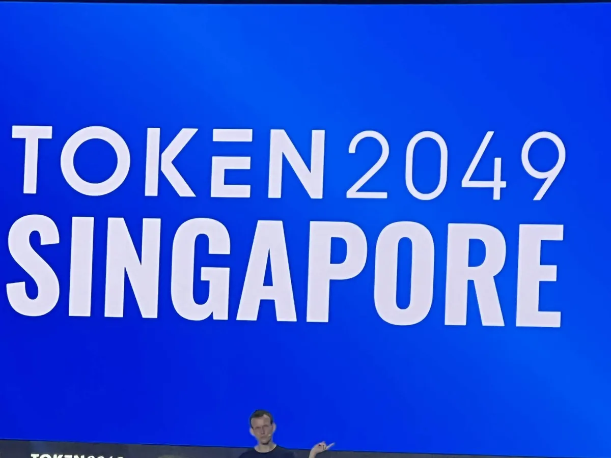 The main stage at Token2049 Singapore 2024